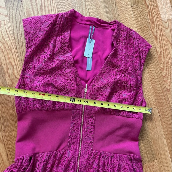 Anthropologie The Tommie Cap-Sleeve Front-Zip Shirt Dress Lace Edition Sz XL NWT - Picture 7 of 14